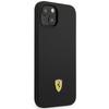 Ferrari Fehcp14Msibbk Iphone 14 Plus / 15 Plus 6,7 Czarny/Black Hardcase Silicone Metal Logo