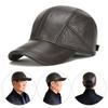 Термальные бейсболки из натуральной кожи, осенне-зимние шапки Snapback, плюшевые теплые кепки для мужчин и женщин