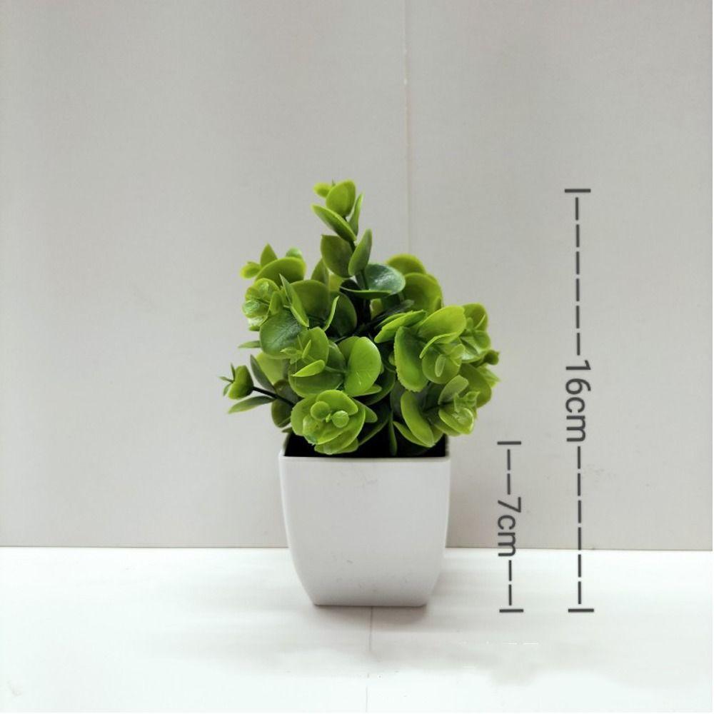 Искусственные горшечные цветы Бонсай Горшечные украшения Мини Имитация Дерева Горшечные растения Домашний Садовый Декор