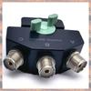 2025 Trend 1 Piece CO-301 Wideband Coax Switch 3 Port Antenna Repeater Heavy Duty M-J Manual Aerial Short-Wave Base Adapter For