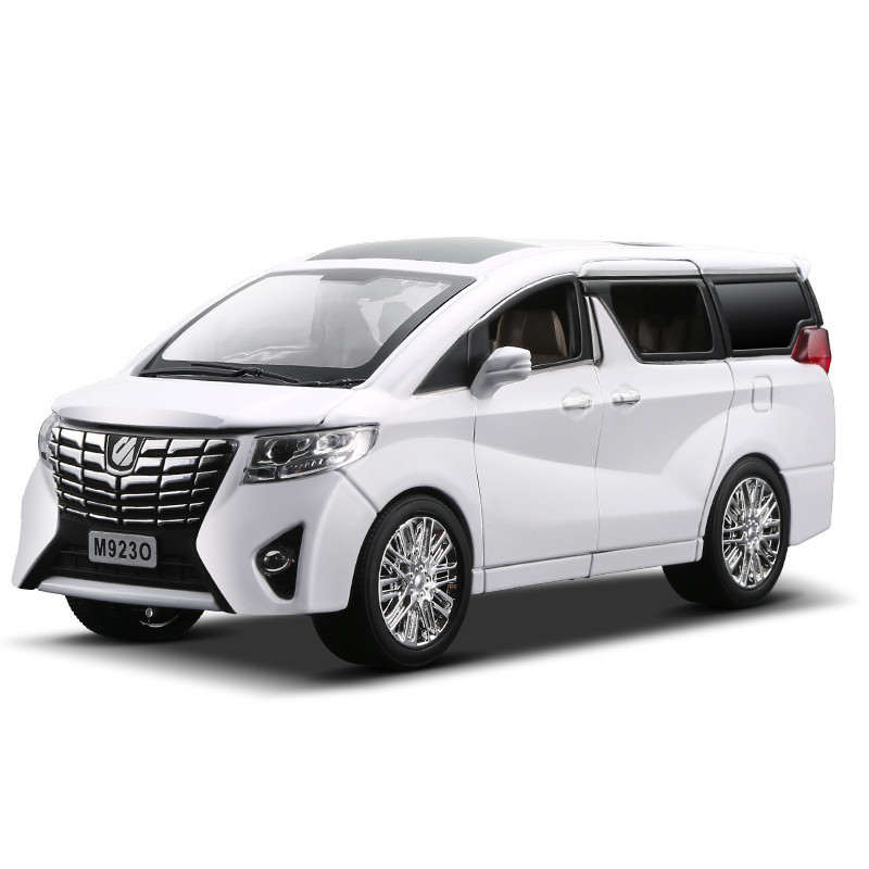 КЛТ 1:24 Toyota Alphard 20см Литой сплав Модель автомобиля Детские игрушки