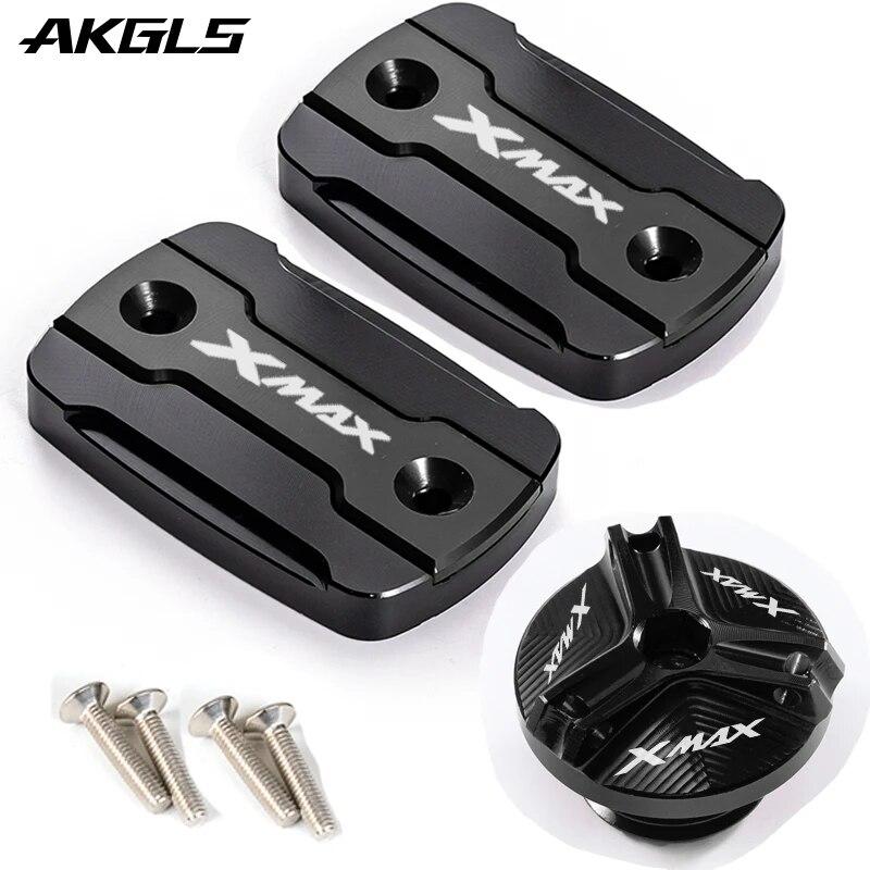 Для YAMAHA XMAX 300 250 XMAX300 2017-2022 мотоциклетная крышка передней тормозной жидкости, защита и аксессуары для крышки заливной горловины