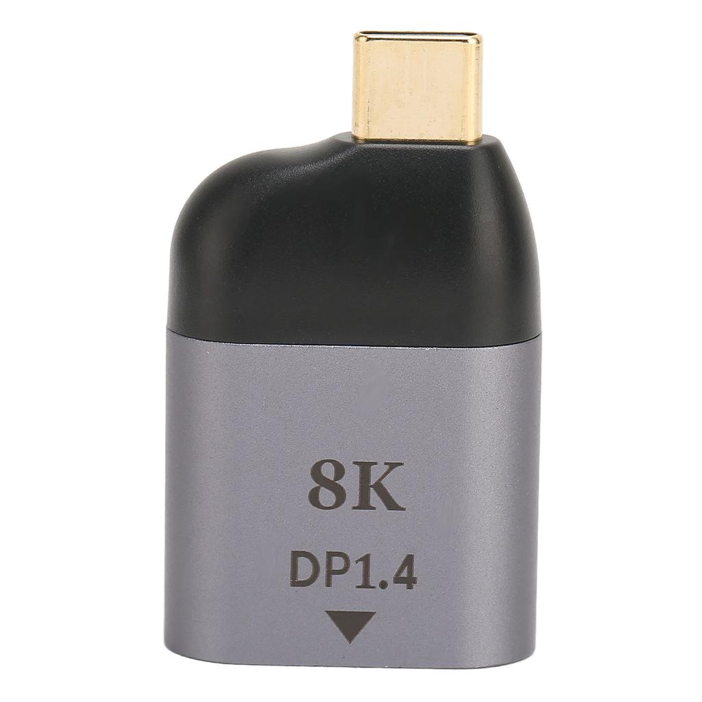 Адаптер USB C - Display Port с высоким разрешением 8K 60 Гц, компактный портативный адаптер USB C - DP для