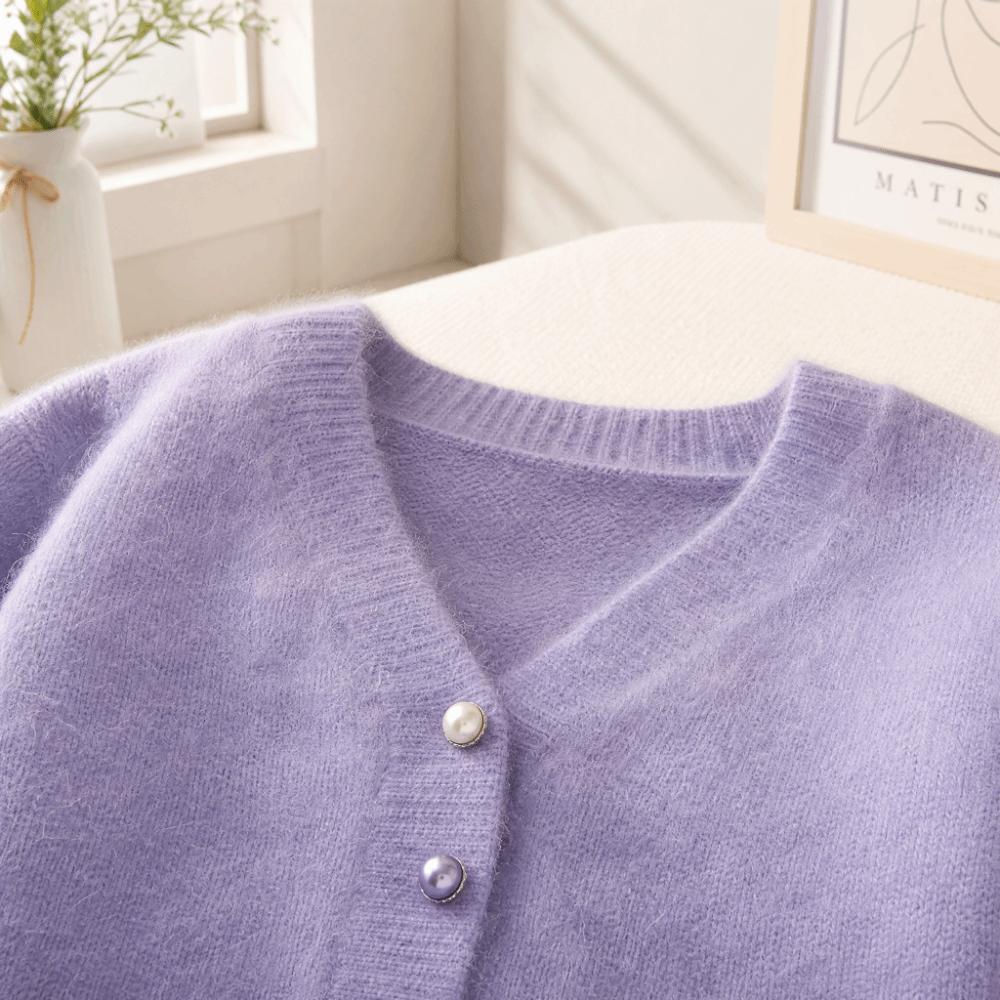 DIY Cardigan Buckle Adjustable Button Brooches Imitation Pearl Brooch Clothing Dress Coat Sweater