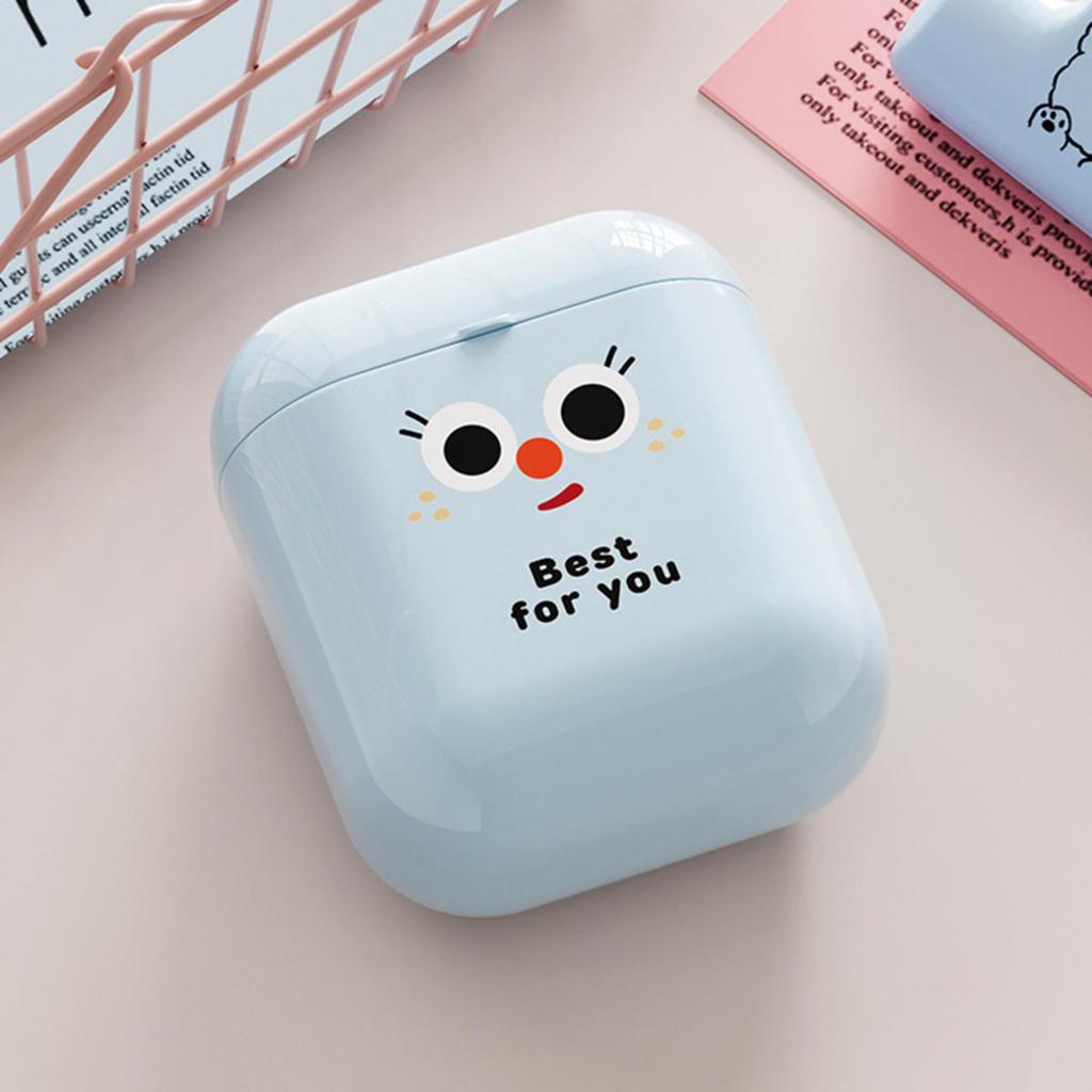 Органайзер для кабелей данных Милая маленькая дофаминовая коробка для хранения помады, наушников Герметичный студенческий настольный органайзер-кейс