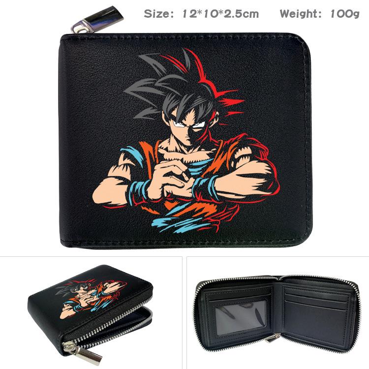 Мультяшный Аниме Dragon Ball Goku Vegeta Портативный Складной Кошелек Короткий Кошелек для Мелочи