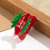 1 шт. Милая маленькая заколка для волос с клубничкой, мини-заколка для полупучка, модная заколка для хвоста, женский повседневный праздничный аксессуар для волос