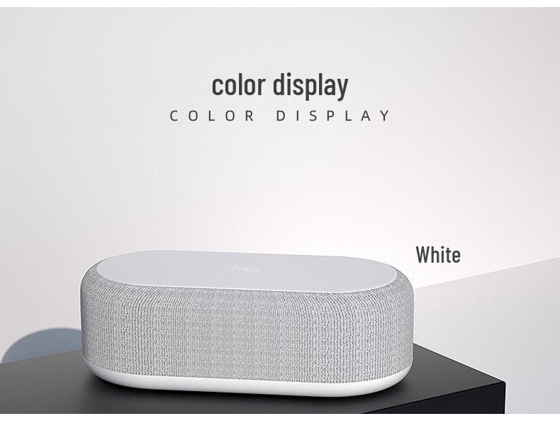 Цветная световая беспроводная Bluetooth-зарядка с будильником