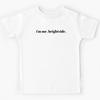 I'm Mr Brightside by the Killers (black Text) Kids T-Shirt