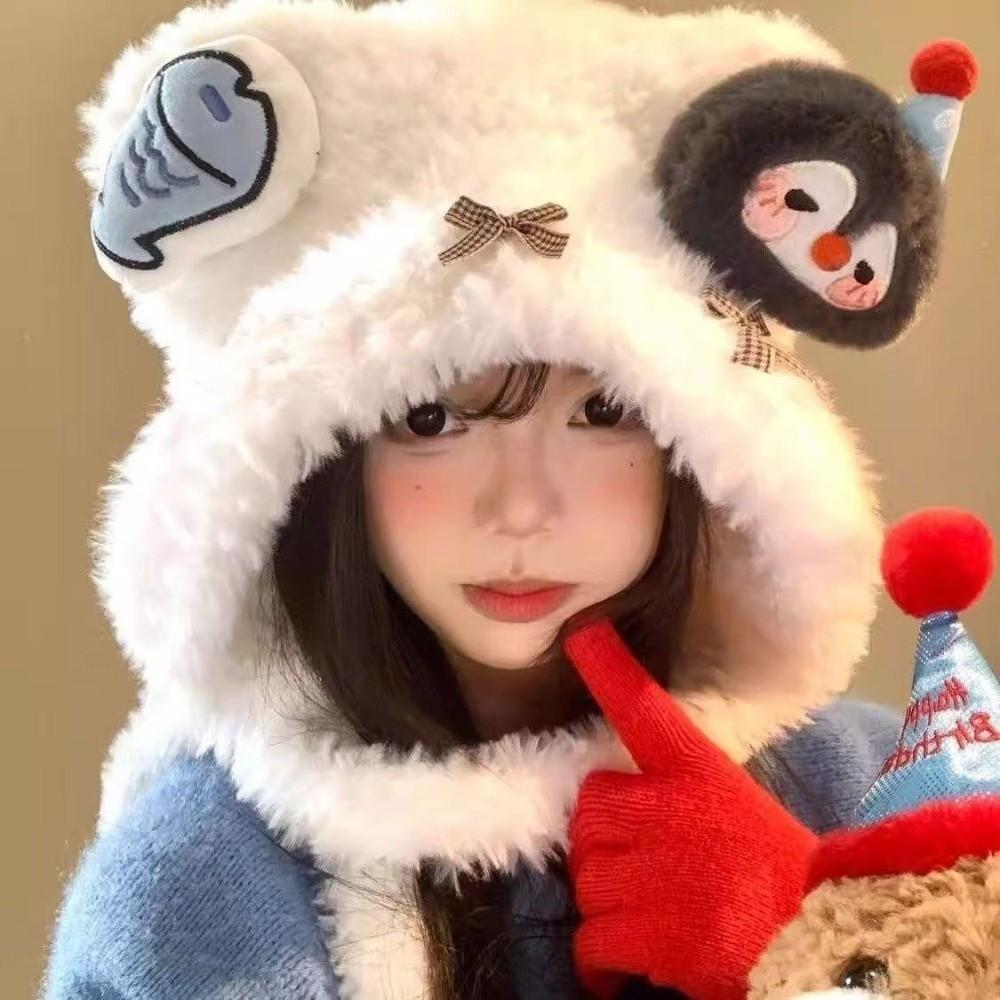 Ear Protection Winter Warm Hat Windproof Ear Warmer Cute Trapper Cap Cold Weather