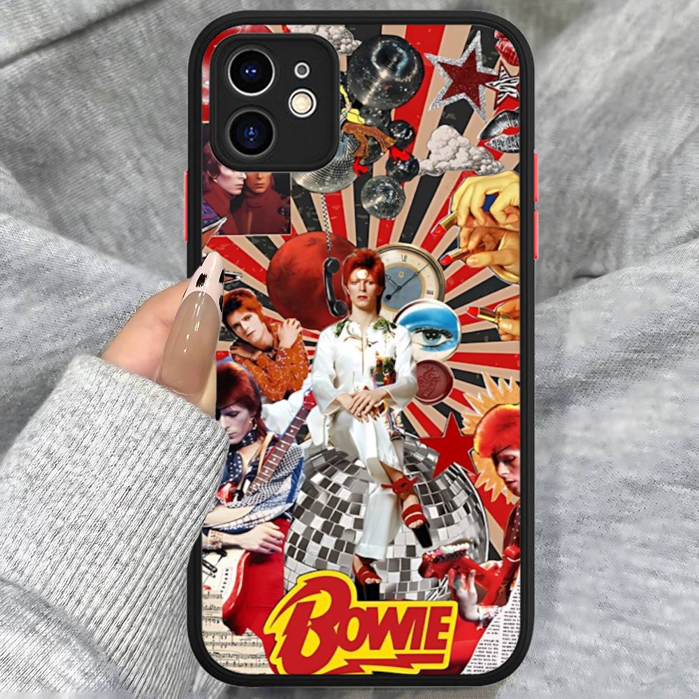Classic D-DavidS Singer B-BowieS Phone Case For IPhone 11 12 13 14 15 16 Pro Plus X XS MAX Matte Bumper Shockproof Cover
