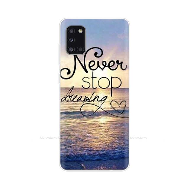 Чехол для Samsung Galaxy A31, мягкий силиконовый чехол из ТПУ, чехол для Samsung A31 A 31 см-A315f, чехол-бампер