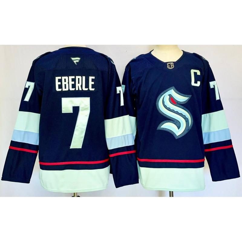 Mens Womens Ice Hockey Practice Jersey Long Sleeve Training Shirt NHL Team Style Utah Grizzlies Devils Kraken Blue Jackets
