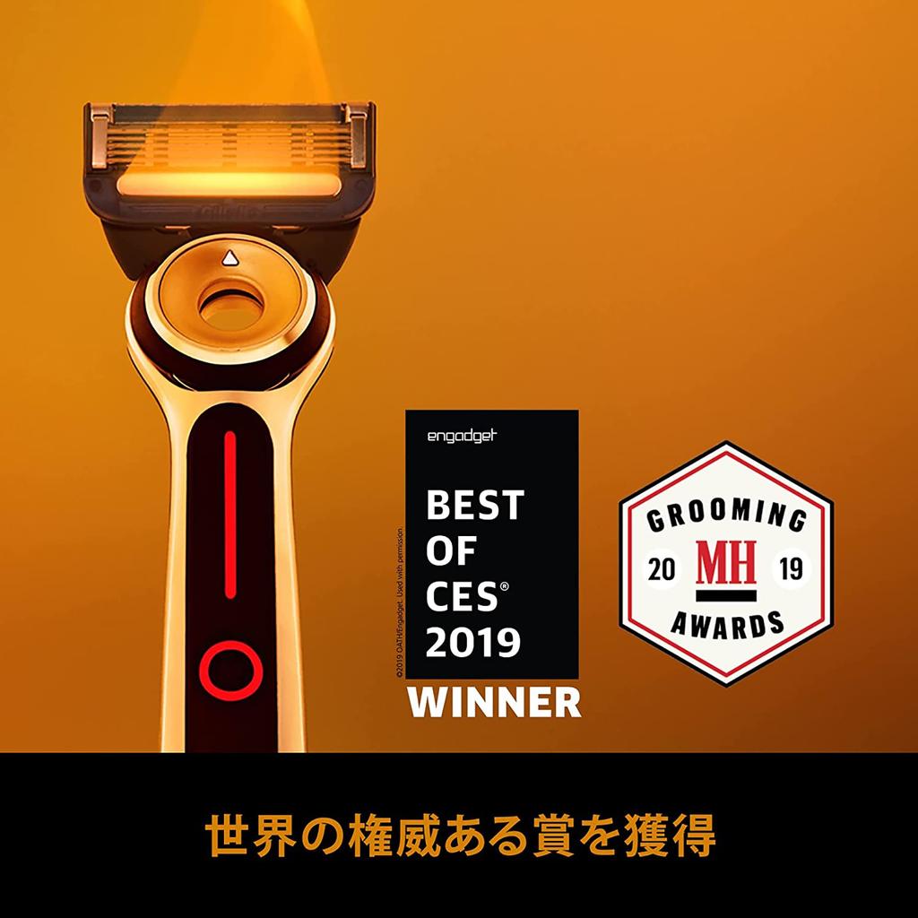 Gillette Labs Heated Laser Shaving Razor Набор из 3 предметов для мужчин