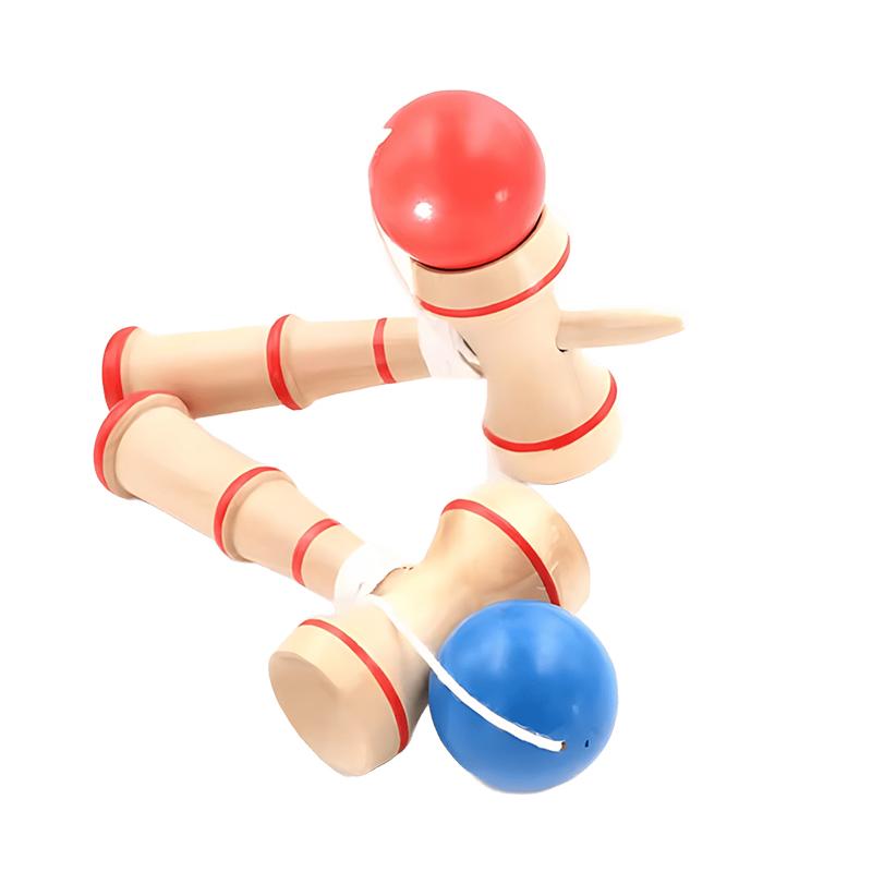1PC Jade Sword Kendama Balls Traditional Balance Skill Training Game Wooden Catch Cup Hand Eye Coordination Party Game Props ZYF