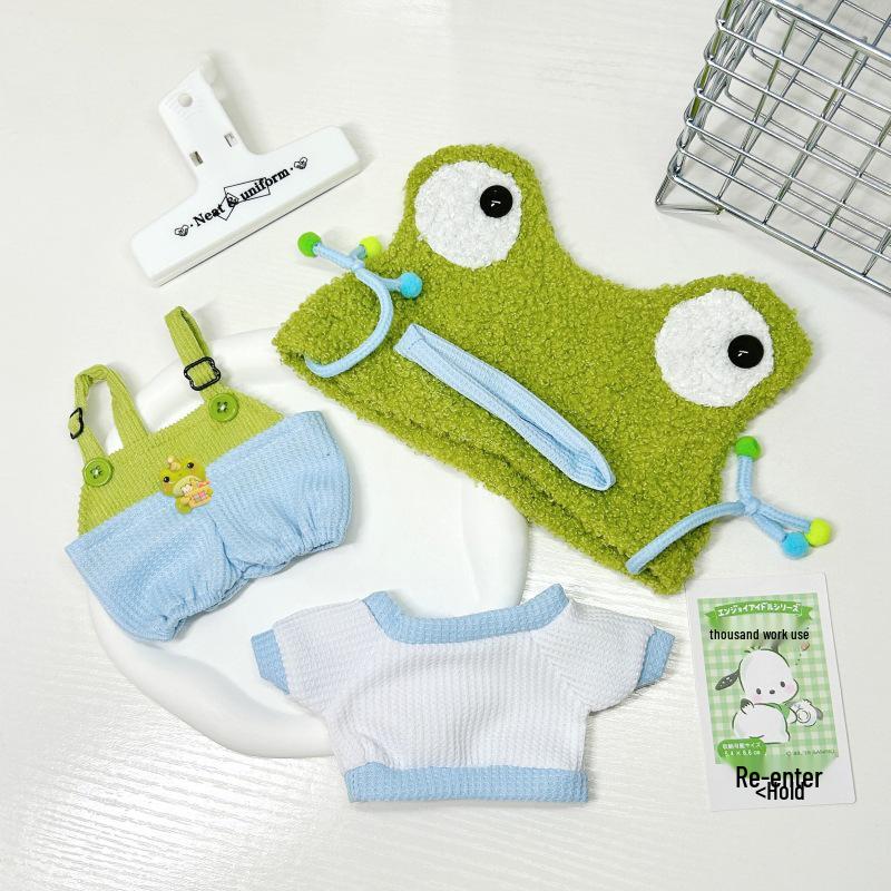 20cm Cotton Winter Doll Outfit - Cute Plush Clothing Set