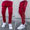 Мужские светоотражающие эластичные облегающие брюки-карго: Модная спортивная и повседневная одежда на весну и осень