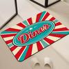 Girl Door Mat Bedside Entrance Bath Retro Floor Decoration Corridor Door Mat Diner Carpet Living Room Balcony