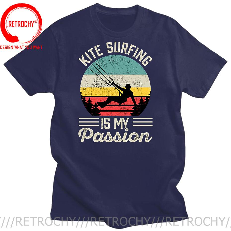 Kitesurf Kitesurfing Kitesurfer T Shirt Unisex Funny Kiteboarding Tshirt Fashion Streetwear Harajuku Tshirt Hip Hop Tops Tee Shirt