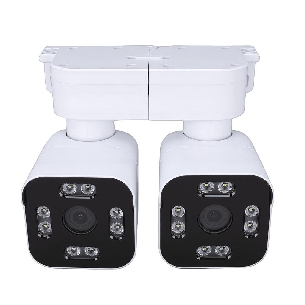 Dual Lens Outdoor Cameras 2.5K 5MP House Camera Wired Plug in WiFi Security Camera with Microphone Sound Video PTZ Auto