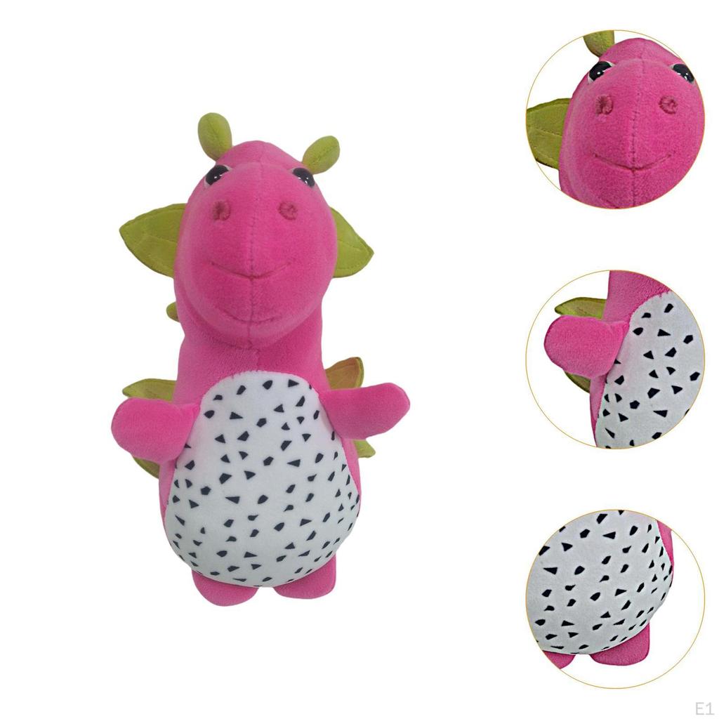 Плюшевая игрушка-подушка в виде динозавра Dragon Fruit 25 см, кукла, чучело животного для фестиваля