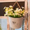 Wall Mounted Iron for Balcony Garden Vintage Flower Basket Flower Pot Hanging Baskets Flower Vase