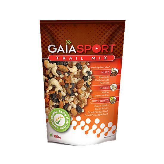 Смесь из орехов, семян и сухофруктов (100 г), Trail Mix, Gaia