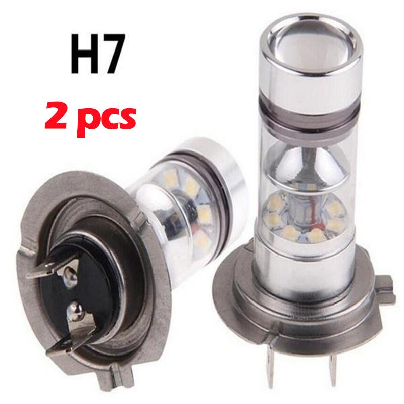 2шт 110W Cree Led дальнего света 8000K Автомобильные противотуманные фары H4 H7 Белый свет
