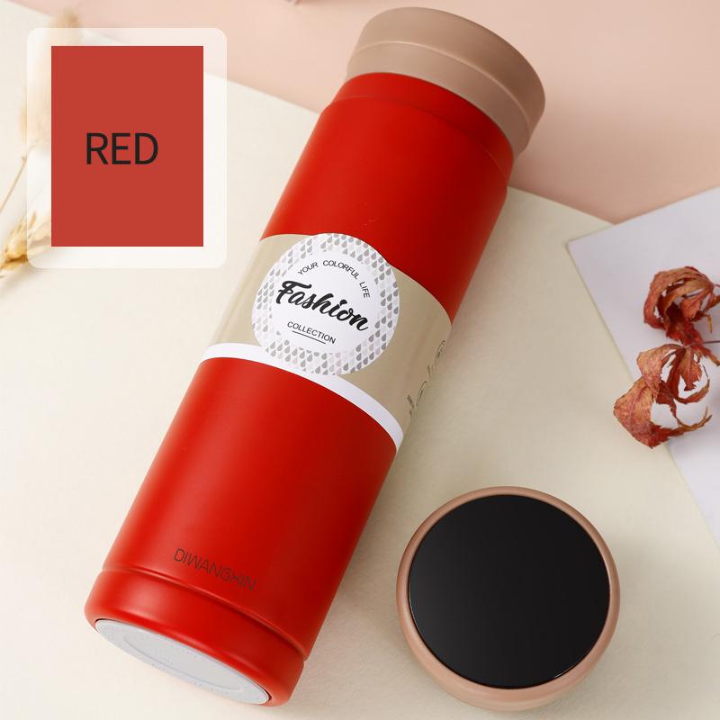 Интеллектуальный светодиодный дисплей температуры Мини-прекрасная изолированная чашка для воды из нержавеющей стали