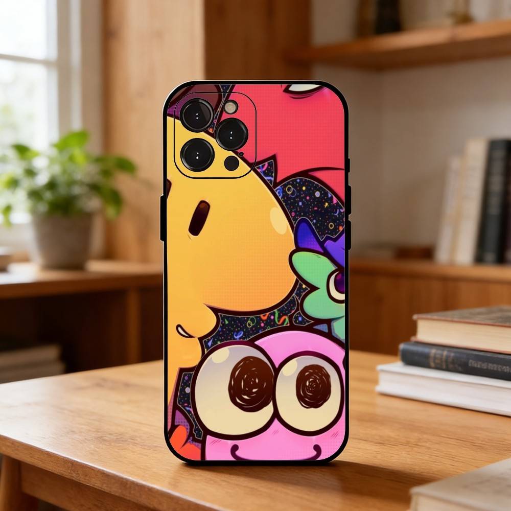 Чехол для телефона S-Smiling F-Friends Pim Charlie для iPhone17,16,15,14,13,12 Plus, Pro Max, XS, 5G, мягкий силикон, черный
