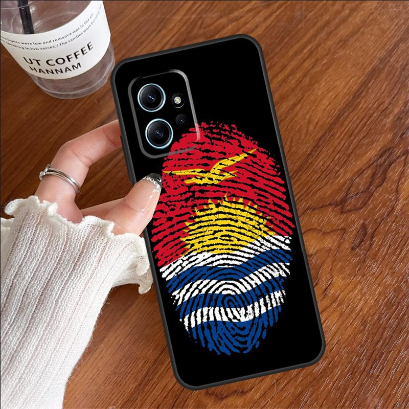 Чехол-карта с флагом и картой Кирибати для Xiaomi Redmi 14C 13C 10C 12C Redmi Note 14 Pro 13 12 11 9 10 9S 10S 11S 12S
