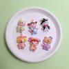 100pcs Kawaii Circus Clown Series Flatback Figurine Flat Back Resin Cabochon Fit Phone Deco Parts DIY Hair Accessories Scrapbook