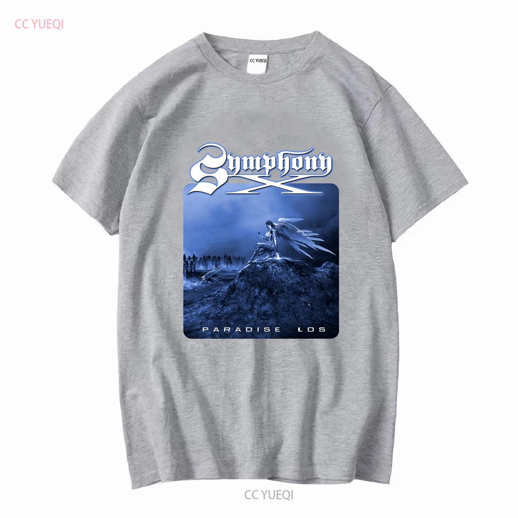 Symphony X Paradise Lost Official T Shirt Vintage Washed Graphic Soft Stretched Breathable Versatile Casual Unisex Fashion