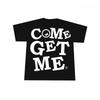 2026 Unisex Bold Street Slogan Graphic Tshirt Short Sleeve Crew Neck Loose Fit Street Text Letter Print Cotton Black Tops