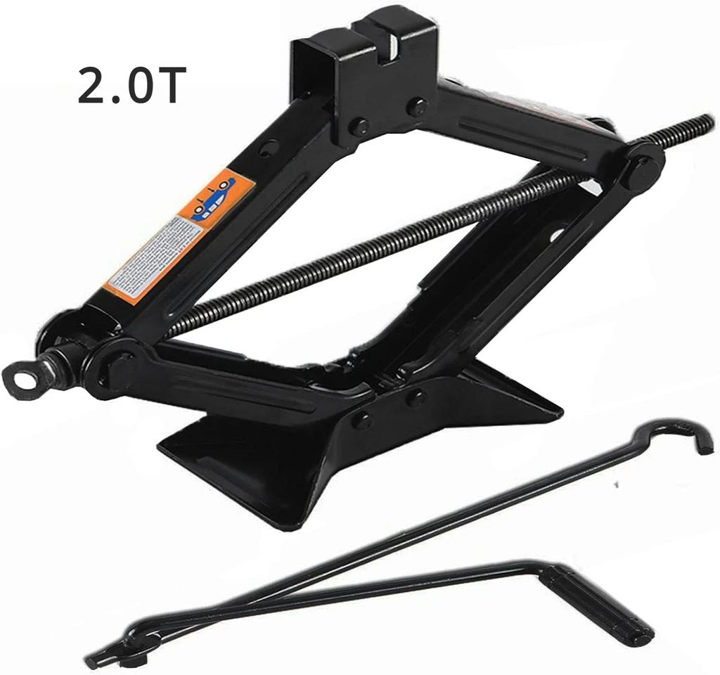 0.8T/1T/2T Car Jack Labor-saving Wrench Tire Replacement Jack Car Maintenance Tool Scissor Lift Automobile Tire Jack Repair Tool