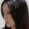 Eireve CANDY STONE LONG BOW HAIR CLIP SET (5 COLOR)