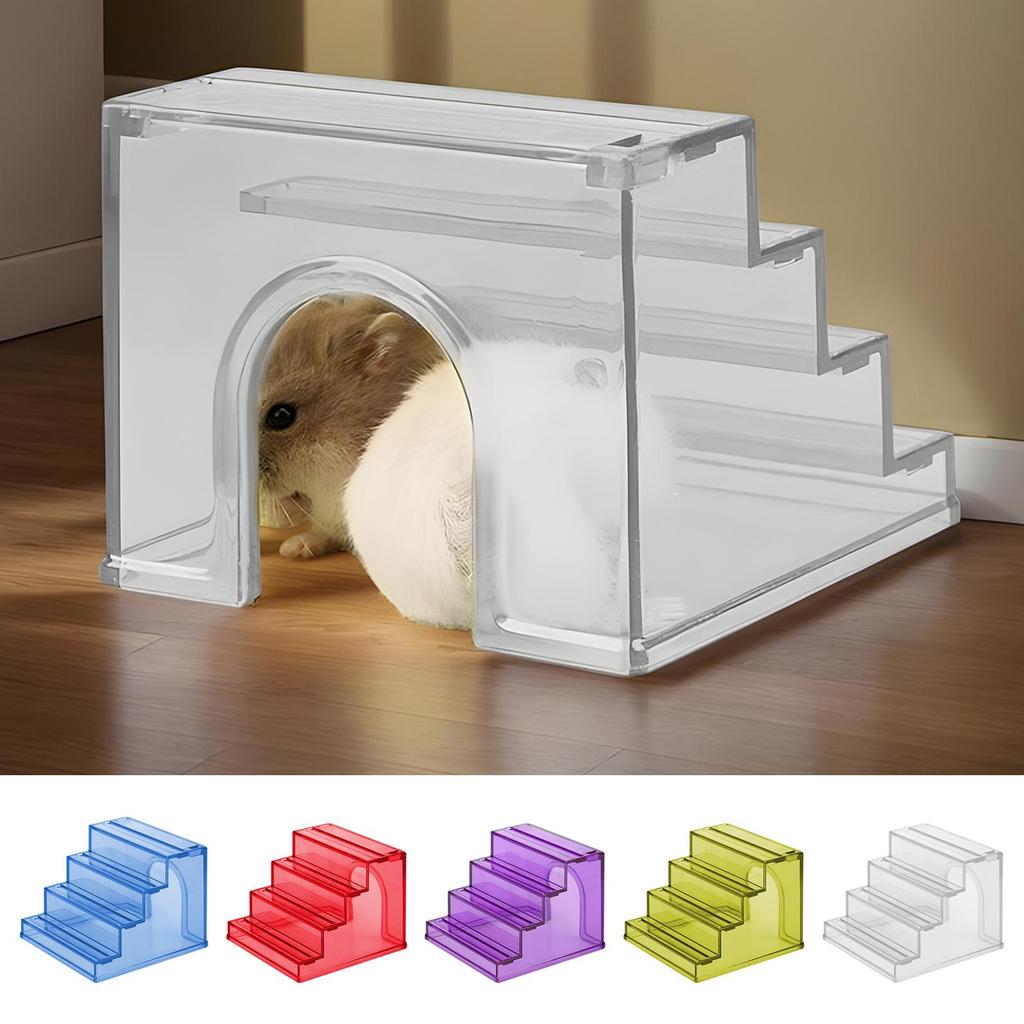 Hamster Climbing Ladder Anti-slip Stairs Hamster House Platforms Ladder Toy Small Animals Climbing Stairs For Exercise Digging