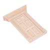 1:12 Dollhouse Miniature Wooden Door Panel 6 Grid Door Frame Unpainted Furniture Doll House