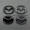 Для 2020 21 22 23 24 25 MAZDA3 AXELA Передняя решетка значок значок на багажник Замена Углеродный черный Глянцевый Модифицированные автоаксессуары