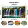 Diamond Mosaic Rainbow Waterfall Scenery Large Size Diy Diamond Painting Full Drill Landscape Jewelry Cross Stitch Picture Wall Decor