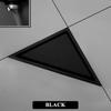 Brushed Gold Floor Drains Triangle Shower Drainage Bathroom Deodorant Invisible Black Floor Drain Strainer Cover Waste Grate
