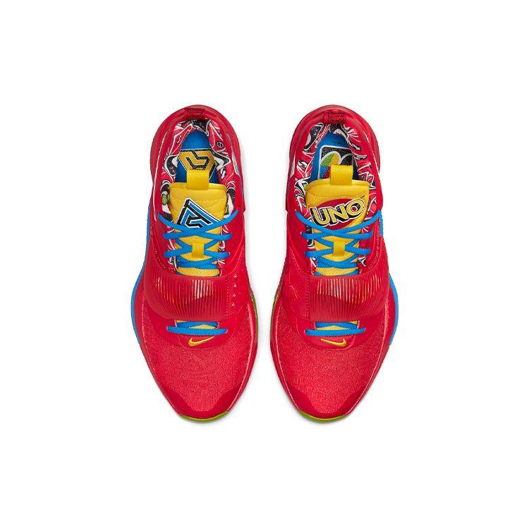 Nike UNO x Zoom Freak 3 NRG EP 50th Anniversary — красные кроссовки унисекс University-Red Black White DC9363-600