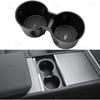 Center Console Water Cup Holder for Tesla Model Y Juniper Model 3 2025 TPE Coaster Mat Pad Model Y Juniper Organizer Accessories