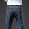 Mens Jeans  Business Regular Straight Full Lenght Jean Casual Denim Trousers Elasticity Stretch Fabric Pant   LY802