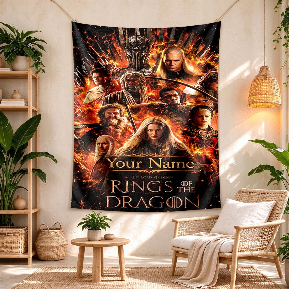 Lord Rings Custom Wall Tapestry Wall Tapestry Ultra-Soft Perfect for Office Wall Ideal for All Seasons Gifts For Family Or Friends