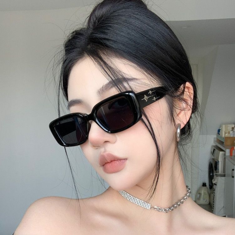 Солнцезащитные очки Square Meteor Retro Gm, женские, квадратные, круглые, тонкие, высокого класса, солнцезащитные очки Tide