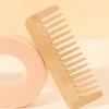 Бамбуковая расческа с широкими зубьями, расчески для волос, распутывающие расчески, антистатические, для вьющихся волос, для женщин и мужчин, для разглаживания, массажа, домашнего использования в салоне