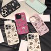 Cute Cartoon Dog Animals Phone Case For iPhone 16 Pro Case iPhone 15 14 11 12 13 Pro Max 16 Plus Soft Leather Shockproof Cover