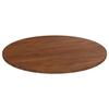 342969 vidaXL Round Table Top Dark Brown Ø70x1.5cm Treated Solid Oak