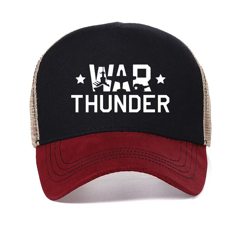 Кепка Бейсболка Игра War Thunder Мужская Женская Уличная Кепка от Солнца Унисекс Стиль Летняя Прохладная Сетчатая Мягкая Дышащая Кепки